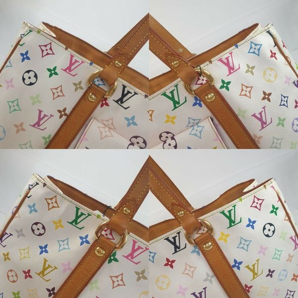 LOUIS VUITTON Aurelia GM Monogram Multicolor Blanc M40100 - Picture 5 of 12